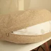 Подушка простая льняная ткань с толстой круглой балконом с плавучим