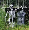 Хэллоуин отобранное скелет полноразмерного скелета скелета для рук вручную человеческое тело Постаиваемое анатомическое модель партии фестиваль украшения Y2010061298092