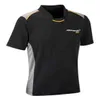 Para McLaren GT Racing Team Polo Lapeel Tshirt Motorsport Manga Short Black Breathable Não Fade Clothing5621540