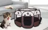 Taşınabilir Pet Playpen, Köpek Playpen Katlanabilir Pet Egzersiz Kalemi Çadır Köpek Evi Oyun Alanı Katlanabilir Pop Yavru Köpek/Kedi Kapalı Açık Seyahat Kampı Kullanım Çıkarılabilir