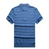 Mens Polos Summer Lapel Zilli Business Breattable Plus Size SHORT STEVE T SHIRTS Sky Blue Sapphire