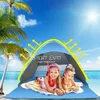 Pop -up -Strandschatten mit UV -Schutz, tragbarer sofortiger Sonnenschutz OS01