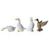 Décorations de jardin figurines miniaturines Gift Duck Statue pour terrarium Courtyard Micro Landscape