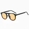 Lunettes de soleil Round Femmes Vintage Brand Designer Square Sun Sun Suns Men Shades Female Eyewear Eyeglasses Lenses