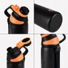 Feijian LKG Thermos Double Wall Vacuum Flask Magnetic Lid Autdoor Sport Water Bottleステンレススチールサーマルマグリークプルーフ240419