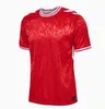 2024 Dänemark Soccer Trikot 24 25 Euro Eriksen Home Red Away White Kjaer Hojbjerg Christensen Skov Olsen Braithwaite Dolberg Football Shirt8899