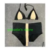 Bikinis Set Flexible Sport Neueste Mode Womens Bikini Sets Online Split Badebode Solid High Bwiebband Large plus Big Drop Delivery S oty5j