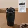 Bouteilles d'eau tasses isolées en acier inoxydable couple réutilisable sport café à double couche aspirateur simple tasse moderne moderne