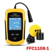 Fortunato ricerca di pesci ricaricabile FF1108-1CWLA/CT Sonar wireless Sonar Fishing Finder Display Colore Disponity Max 45M Depongo dell'acqua 240422