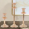 Titulares de velas Estilo europeu portador de ferro forjado da luz de velas Decoração Retro Decoration Spacket S2O1