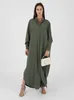 Roupas étnicas 2024 abayas para mulheres vestido muçulmano modesto maxi robe abaya kaftan vestidos eid roupas de oração arabiana islâmica dubai roupa
