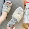 TopQuality Luxury Sandals Designer Slides Women's Sandals Brand Design Summer Women's Flat Shoes Indoor Non-slip Slippers Trendy Designer Flip-flops