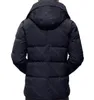 Projektanci mężczyźni w dół Kurtki białe gęś dół wiatrówki mężczyzn Parkas kurtka zimowa puffer prawdziwy wilk futra arctic hood trim Doudoune Manteau Homme Canada