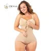 Taille Tummy Shaper Hiphugger Body Shaper mit BH But Hifte Tummy Control Anpassung Alltag vorne mit Reißverschluss Sculping Shapewear Unterwäsche Q240430