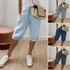 Dames shorts Losse fit korte broek Stijlvolle zomercollectie Elastische taille taille ontspannen casual wandelen buiten buiten