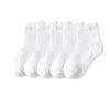 Chaussettes pour enfants 5 paires / lot enfants chaussettes en coton garçon fille bébé mode solide sauvage douce respirable pendant 1-12 ans d'été