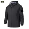 Stone Jacket Island Plus Size Coat Designer's New Men's Rushsuit Men's Long Sleeve Casual Sports Brand Zipper Outdoor Waterproof Coat Men's Dress CP Jacket 01