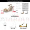 Gouden zilveren glitters Wedge Sandalen vrouwen Buckle riem riem dikke platform Sandles Woman Summer Non-slip dikke zool sandalias mujer 240430