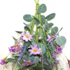 Dekorative Blumen Purpur Lavendel Dekoration Anhänger ist geeigneter Gänseblümchen -Türhänger -Home Party Festival Supplies Persönlichkeitsimulation
