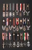 Acessórios mistos de 10pcslot Royal Preppy Navy Pin Broche Borthge Bordge Epaulette Tassel Broche Broche Military Clenge1589740