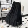 Saias de moda coreana saia plissada vintage feminino coquette Fairycore harajuku long casual estética de roupas de inverno roupas