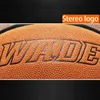 Wade Genuine Leather Particle Basketball مناسبة للاستخدام في الهواء الطلق مع مضخة مجانية 240430