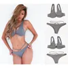 Swimwear femminile set di bikini sexy bandage sexy statwire push up bikini 2024 femminile da bagno cano