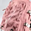 学校のバッグ女の子用防水ナイロンバックパックミニマリストドローストリングトラベルピンクファッションカジュアルブックバッグラップトップバッグ