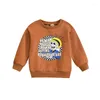 Kleidungssets Herbst Baby Girl Kleidung Langarm Crewneck Cartoon Brief Druck Outfits Halloween Sweatshirts Kleinkindjungen Tops