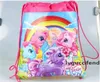 Bolsa de cordão inteira Mochila bolsas de calçados não tecidos para calçados para meninas para meninas desenhos animados Backpack Beach Hucking Travel Birth9708002