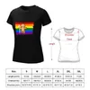 Polos femminile Gingerbrave Pride Design T-shirt Plus Tops Abbigliamento femminile magliette carine per le donne sciolte