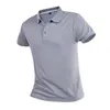 Męskie koszule polo Summe Szybkie suche koszulki z krótkim rękawem męskie bawełniane poliestr camisa masaluina blusas tops 240430