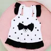 Hondenkleding huisdierkleding voor kleine honden mode prinses rok schattige punt print puppy jurk zomer katten outfits zachte suspender