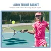 1 Set Kids Tennis Racket Metal Badminton Racquet avec un jeu de sport éducatif pour enfants pour les parents pour la plage en plein air Black 240419
