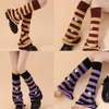 Frauen Socken Stiefel Manschetten Leggings über das Knie Y2K Latin Ballet weiche Japanisch gestrickt