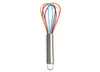 2019 Kitchen Egg Frother Milk Beater Blender Colorful Silicone Balloon fil fouet en acier inoxydable Mélangeur de cuisine Ustensiles6474350