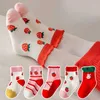 Barn Socks Girls Socks Cartoon Fashion Cotton Barn Socks Girl Girl Stockings for Children Pantys Socks Y240504