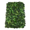 Decoratieve bloemen Kunstmatig groen gras vierkant plastic gazon planten vloerwand decor nep planten achtergrond muur privacy hedge scherm diy micro