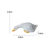 Décorations de jardin figurines miniaturines Gift Duck Statue pour terrarium Courtyard Micro Landscape