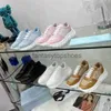 Praddas Pada Prax PRD Ladies Casual Buty Podróż Klasyczna biała czarna koronkowa trampki skórzane płaskie projektant Ladie Sneaker Rozmiar 35-41 YWV8