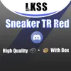 Lkss jason ayakkabıları tr kırmızı yüksek kaliteli deri spor ayakkabılar için erkek ve kadınlar için kutu