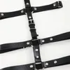 Belts Women Fashion Leather Steampunk Side Belt Stud Decor Harness Garter Belt-Travel Beach For Clothing Accessories