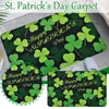 Tapijten Tapijten pluche blanke kamer woont tapijt Decor St. Patrick's deurmatten thuis zachte oversized gooi deken zware fuzzy