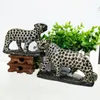 Decoratieve beeldjes natuursteen beeldje pantera pardus kristallen standbeeld thuis decor feng shui ornamenten en wicca hekserij reiki