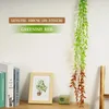 Decoratieve bloemen Simulatie Plant Wilg blad Rattan Hangende kerst bruiloft plafondwand plastic groene decoratie voor thuis