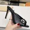 Dames High Heel Sandals Slippers Fashion Designer Zomerjurken Flipflop Elegant Mature Women Sandals Maat 35-43