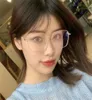 Non Prescription Anti Blue Light Luxury Square Glasses Transparent Metal Eyeglasses Frames Clear Lens Womens Accessoires4450661