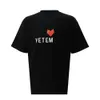 T-shirts de créateurs VTM Crop Crops de luxe classiques pour hommes de haute qualité imprimement t-shirts Femmes Nouveaux vêtements à manches courtes à manches courtes