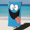 Funny EMOTES BEACH TOWLEL PONCHO SUMME BACKING CAUPS COINS-UP RAPIDE PISCULATE