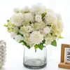 Dekorative Blumen bauchige Chrysanthemen Rose Künstliche Blume für Weihnachtskranz Hochzeit Braut Bouquet Home Pography Requisiten DIY